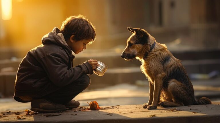 Comment nourrir un chien des rues peut améliorer votre chance et votre bonheur